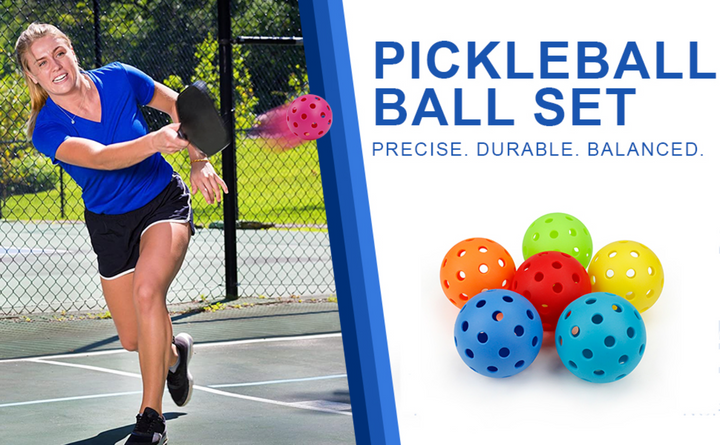 Pickleball Balls 40 Holes (6pcs/1 Pack)