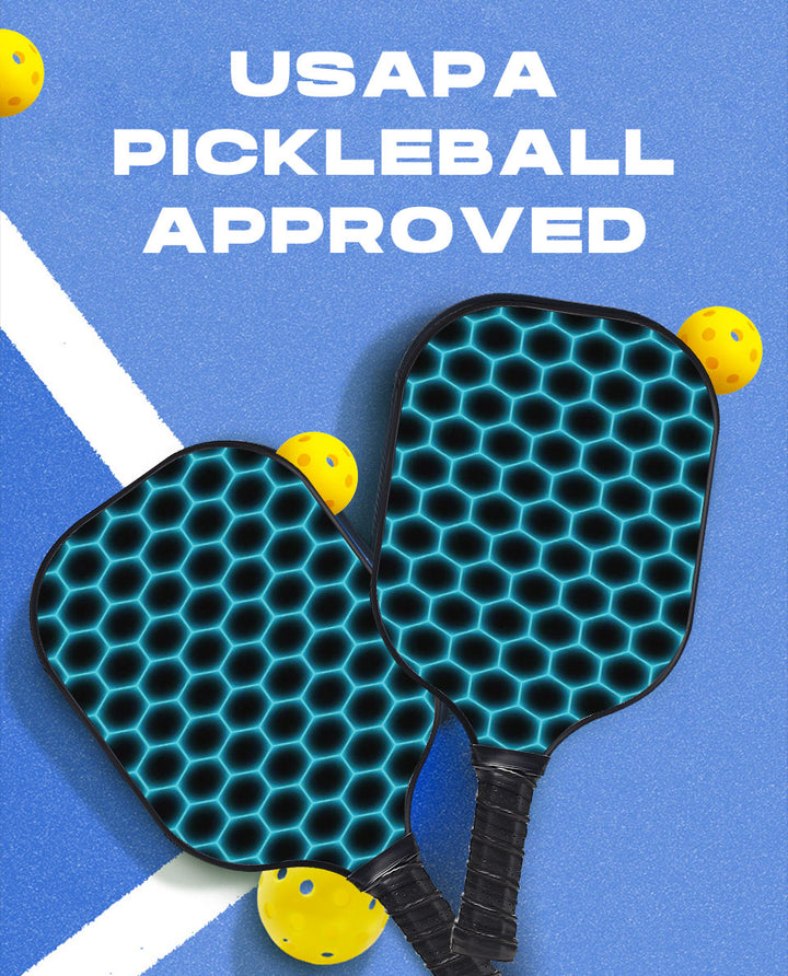 Pickleball Paddles set Glass Fibre 3k T700carbon (2Pcs)