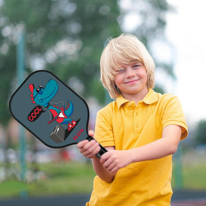 Kids' Pickleball Racket with Cartoon Print