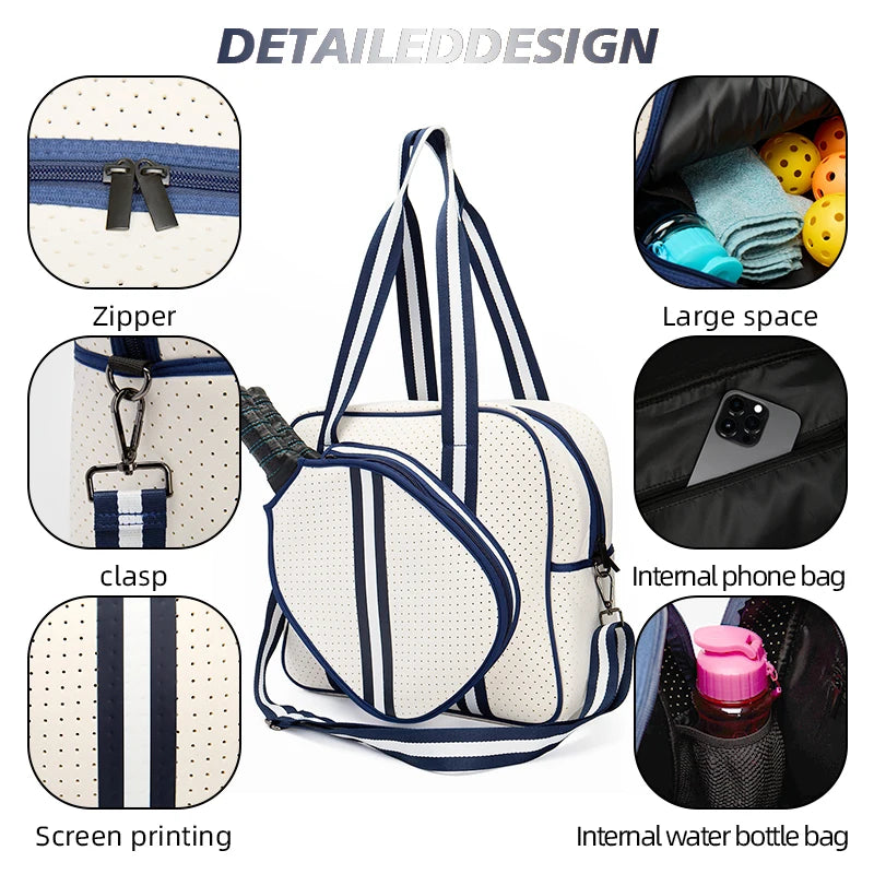 Large Capacity Sling Bag Sport Pickleball